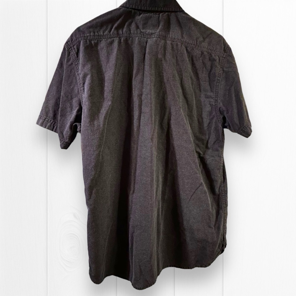 Men’s Levi’s Button Front Shirt XL Gray Pocket Short Sleeves - Picture 2 of 7
